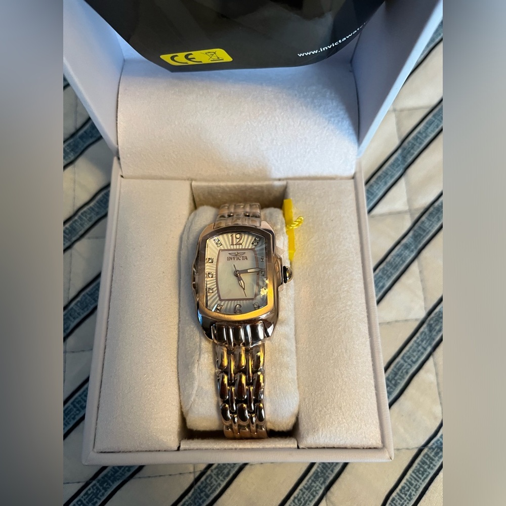 Invicta rose gold watch, NIB